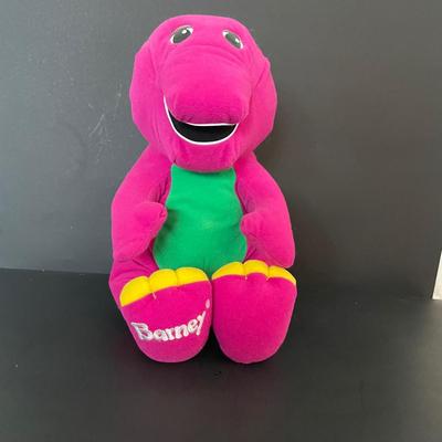 LOT: 20 Vintage Talking Barney and Three (3) of the most Beloved Children’s Books, Love You Forever, I’ll Always Love You, and I Love You...