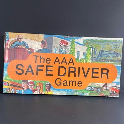 LOT 21: Vintage Triple AAA Safe Driver Board Game, Chinese Checkers (all Game Pieces Present), NIP Wheel of Fortune. NIP Melody Keyboard