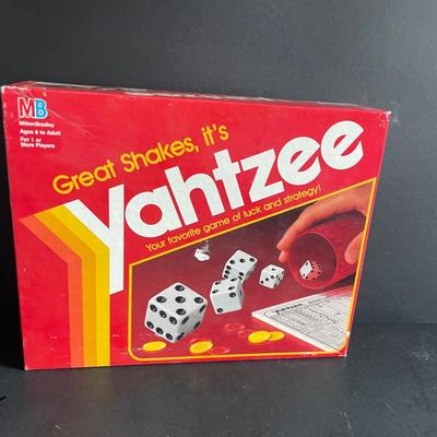 LOT 23: Vintage Kingsway Florentine Chess Set Featuring Replicas of 11th Century Figures, New Bingo, Scrabble, Scribbage & Yahtzee