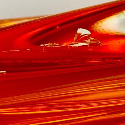 LOT 28: Beautiful Art Glass Vases Including Hoosier Glass, Orange Swung Vase and More