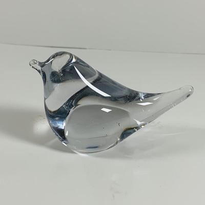 LOT 29: Art Glass Animal Paperweights, Dog, Rabbit and Bird