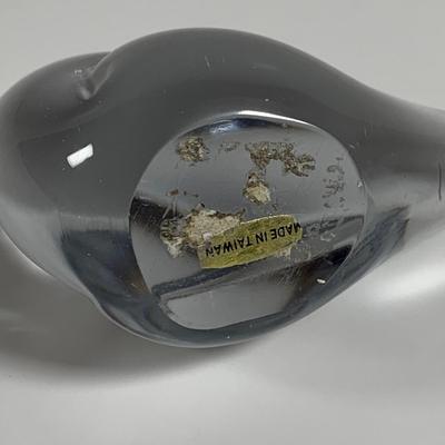 LOT 29: Art Glass Animal Paperweights, Dog, Rabbit and Bird