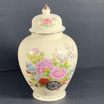 LOT 33: Japanese Porcelain Ware Hand Decorated Bowl, Dish and Soup Spoon