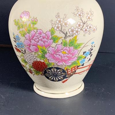 LOT 33: Japanese Porcelain Ware Hand Decorated Bowl, Dish and Soup Spoon