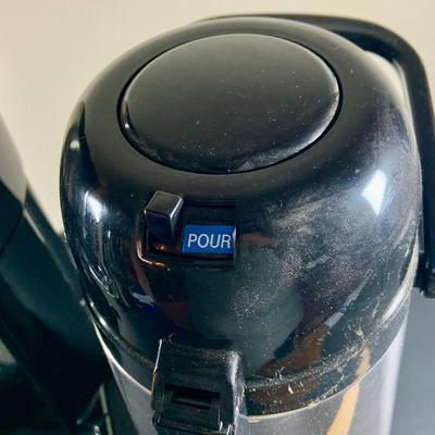 LOT38: Bunn PN: 42700 Thermofresh Commericial Coffee Server and Set of 2 Commerical Stainless Steel Thermal Hot Beverage Despensers with...