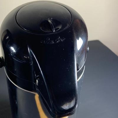 LOT38: Bunn PN: 42700 Thermofresh Commericial Coffee Server and Set of 2 Commerical Stainless Steel Thermal Hot Beverage Despensers with...