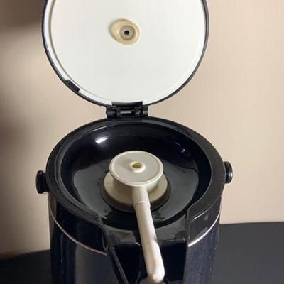 LOT38: Bunn PN: 42700 Thermofresh Commericial Coffee Server and Set of 2 Commerical Stainless Steel Thermal Hot Beverage Despensers with...