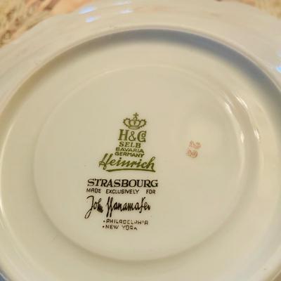 LOT 36: Heinrich Selb Bavaria China Set Made Exclusively for John Wanamaker