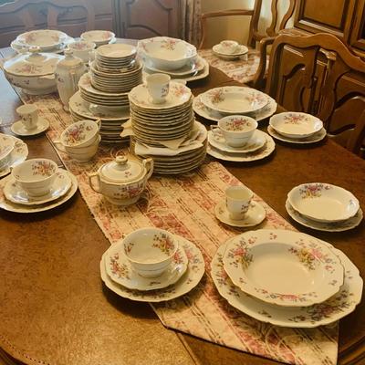 LOT 36: Heinrich Selb Bavaria China Set Made Exclusively for John Wanamaker