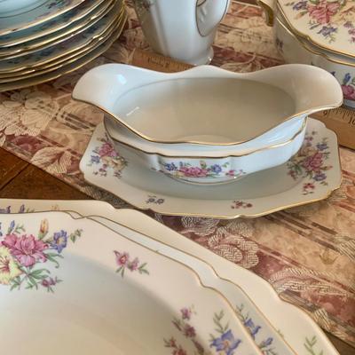 LOT 36: Heinrich Selb Bavaria China Set Made Exclusively for John Wanamaker