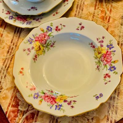 LOT 36: Heinrich Selb Bavaria China Set Made Exclusively for John Wanamaker