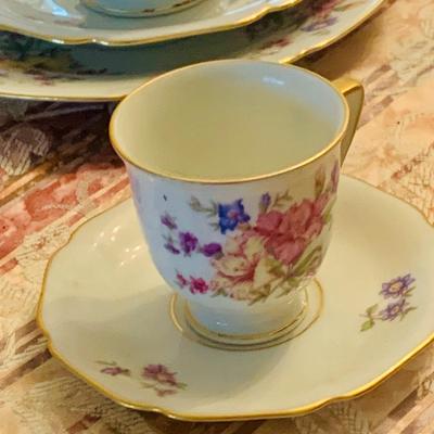 LOT 36: Heinrich Selb Bavaria China Set Made Exclusively for John Wanamaker