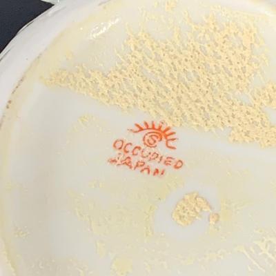 LOT 41: Victorian Collection Featuring Gold Rimmed French Garden Dinner Plate and Cookie Plates, Swans with Roses, Leaf Bowls by Lefton...