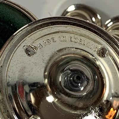 LOT 42: Beautiful Collection of Crystal and Silver Plate Including a Large Crystal Flower Vase, Russian Candy Dish Silver Plated Salt and...