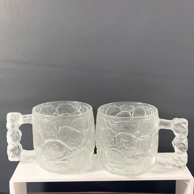 LOT 48: Collection of 6 McDonalds 1993 Flintstons Mugs and Vintage McDonalds Coffee Stir Sticks "McSpoon"