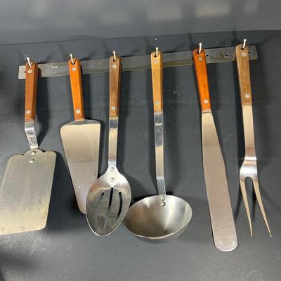 LOT 52 Vintage/ Mid-Century Kitchen Gadgets & Acessories: Stainless Steel Foil/Wax Paper Dispenser, GEMCO Sugar Bowl and Much, Much More