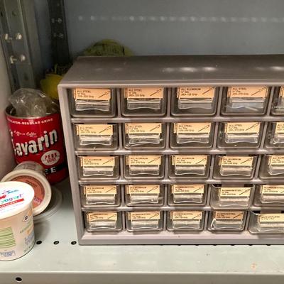 LOT 65: Utility Room Clean Out - Contents of Shelf Unit