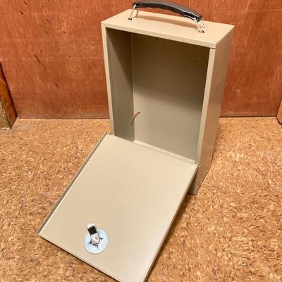 LOT 66: Three Metal Lockboxes with Keys - Rockaway Metal Prod Corp and More