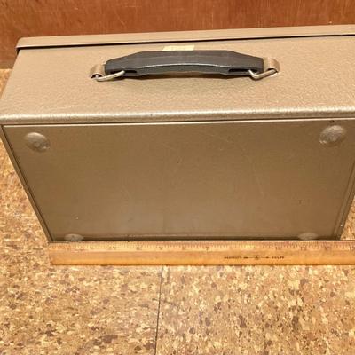 LOT 66: Three Metal Lockboxes with Keys - Rockaway Metal Prod Corp and More