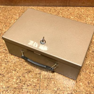 LOT 66: Three Metal Lockboxes with Keys - Rockaway Metal Prod Corp and More