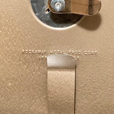 LOT 66: Three Metal Lockboxes with Keys - Rockaway Metal Prod Corp and More