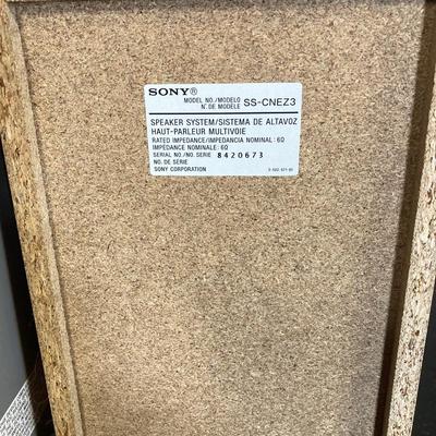 LOT 69: Sony Portable Compact Disc Deck Receiver Model HCD-NEZ3 and Remote