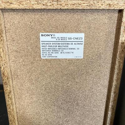 LOT 69: Sony Portable Compact Disc Deck Receiver Model HCD-NEZ3 and Remote