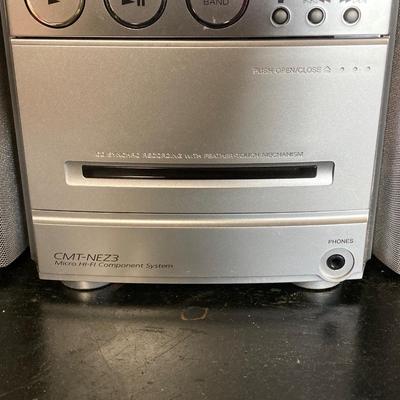 LOT 69: Sony Portable Compact Disc Deck Receiver Model HCD-NEZ3 and Remote