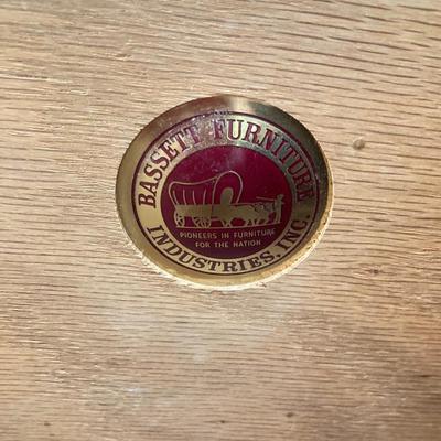 LOT 72: Vintage Bassett Furniture Industries, Inc. Five Piece Deauville White Provincial Bedroom Set