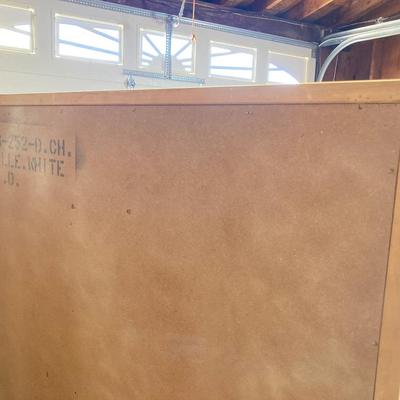 LOT 72: Vintage Bassett Furniture Industries, Inc. Five Piece Deauville White Provincial Bedroom Set