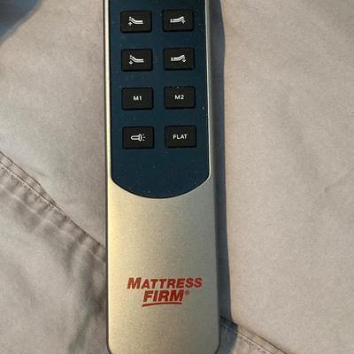 LOT 73: Brass Headboard and Mattress Firm Adjustable Bed Frame with Comforter