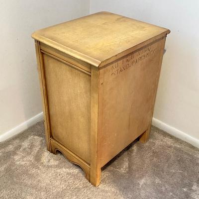 LOT 74: Vintage Five Piece Parchment Bedroom Set