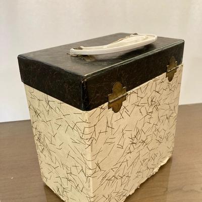 LOT 78: Vintage Vinyl - Albums, Record Holder and 45s (Frank Sinatra, Beatles, Rolling Stones and More