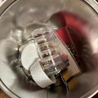 LOT 85: Ex-Large Crafting, Knitting, Crocheting Lot: Yarn, Beads, Instruction Books, Knitting Needles, Organizing and ALOT More