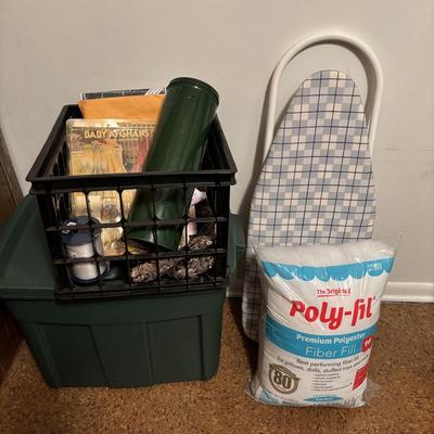 LOT 85: Ex-Large Crafting, Knitting, Crocheting Lot: Yarn, Beads, Instruction Books, Knitting Needles, Organizing and ALOT More