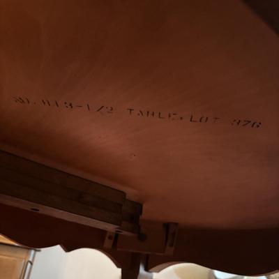 LOT 87: Vintage Dining Room Set: Table w/6 Chairs China Cabinet & Buffet/Server