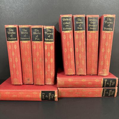 LOT 88: Vintage Black's Readers Service Co. " The Works of" Books, 11 Volumes