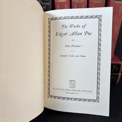 LOT 88: Vintage Black's Readers Service Co. " The Works of" Books, 11 Volumes