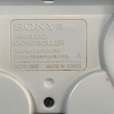 LOT 90: Sony PlayStation SCPH-7001 w/2 Controllers, Memory Card & Cords/Adaptors
