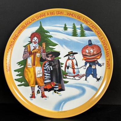 LOT 92: McDonalds Anchor Hocking Fire King Mugs, 1984 Olympic Glass Mugs, 1996 Atlanta Olympic Plates & the Four Seasons Plates