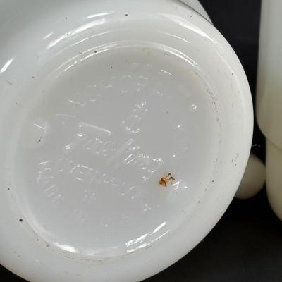 LOT 92: McDonalds Anchor Hocking Fire King Mugs, 1984 Olympic Glass Mugs, 1996 Atlanta Olympic Plates & the Four Seasons Plates