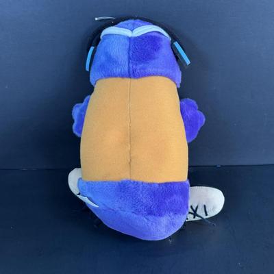 LOT 95: Vintage Grimace & Early Birdie Plush Toys along with McDonalds Plates