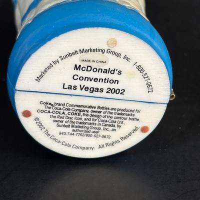 LOT 96: RARE Ronald McDonald's Red Shoe Ceramic Planter, 1988 Mac Tonight Piano, 2000 & 2002 Worldwide Convention Hinged...