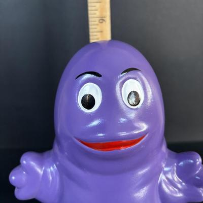 LOT 97: New in Package Vintage McDonalds French Fry Tote Bag 13" x 13", Early Birdie Plush, Grimace Ceramic Bank * &...