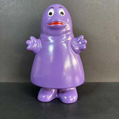 LOT 97: New in Package Vintage McDonalds French Fry Tote Bag 13" x 13", Early Birdie Plush, Grimace Ceramic Bank * &...