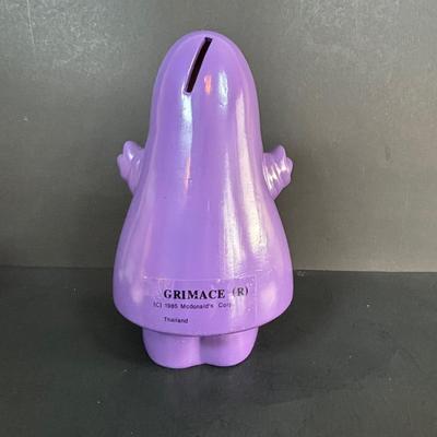 LOT 99: Vintage 1970s Ronald McDonald Plastic Bank, Ceramic Grimace Bank, Digital Watches, Character Pencils in Holder, 2004 Ty McDonalds...