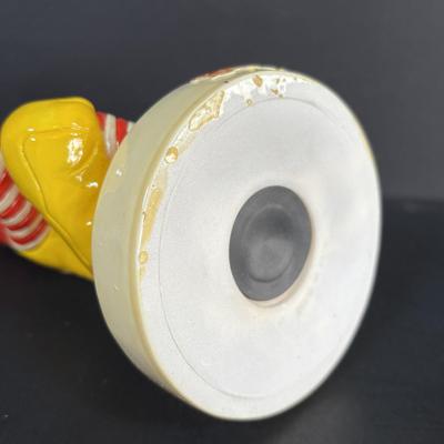 LOT 99: Vintage 1970s Ronald McDonald Plastic Bank, Ceramic Grimace Bank, Digital Watches, Character Pencils in Holder, 2004 Ty McDonalds...