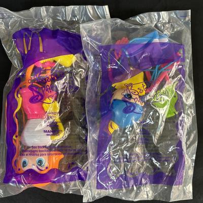 LOT 100: NIP McDonalds Happy Meal Toys: Betty Spaghetty-Complete set of 4 & 1999 Ty Teenie Beanie Babies Complete Set of 12