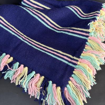 LOT 102: Collection of Hand Crocheted Dolls, Snowmen and 2-Baby Afgans