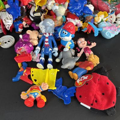 LOT 103: Large Lot of Opened McDonald Happy Meal Toys & More